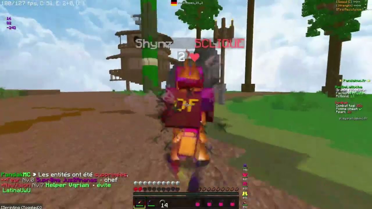 🎩 la FCMUSLIM DOMINE sur PandakMC ! ( 100m à win )