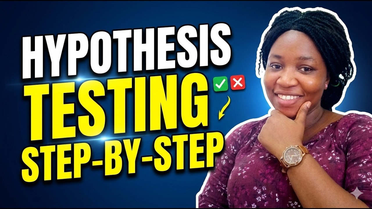 Hypothesis testing step by step