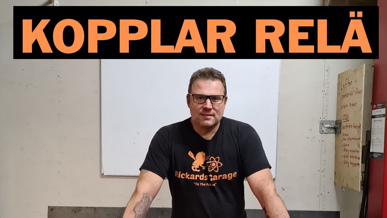 Hur kopplar man ett Relä 12V  -- How to connect a Relay 12V