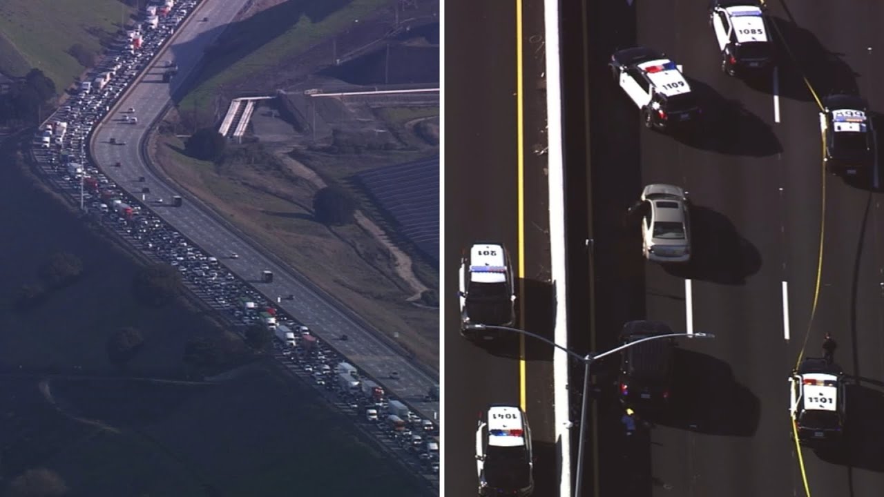 Police reportedly shoot suspect on I-80, shutting down lanes and causing massive backup