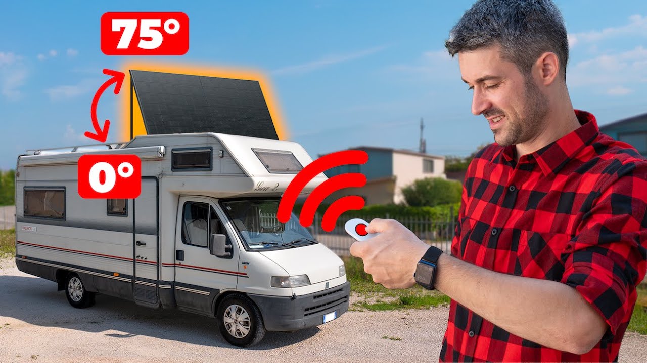 Pannello fotovoltaico inclinabile da 400W - Camper fai da te