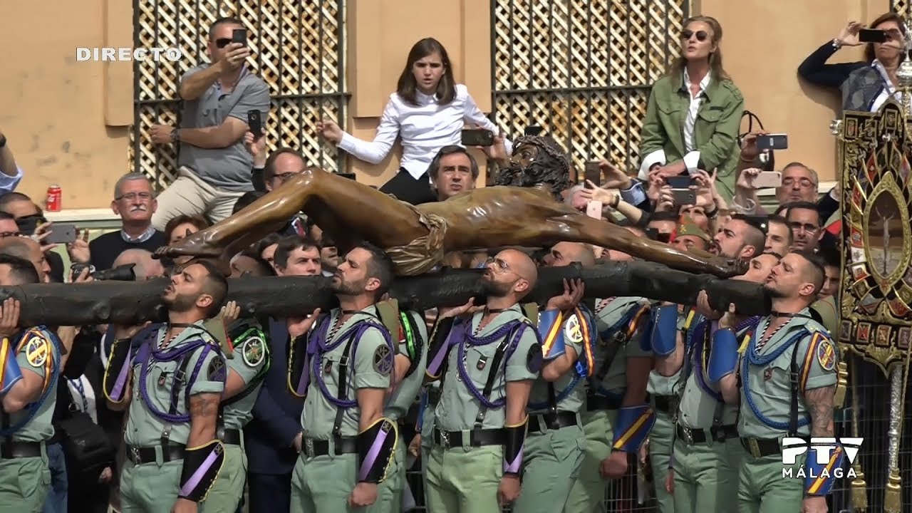 Traslado del Cristo de la Buena Muerte Málaga 2018