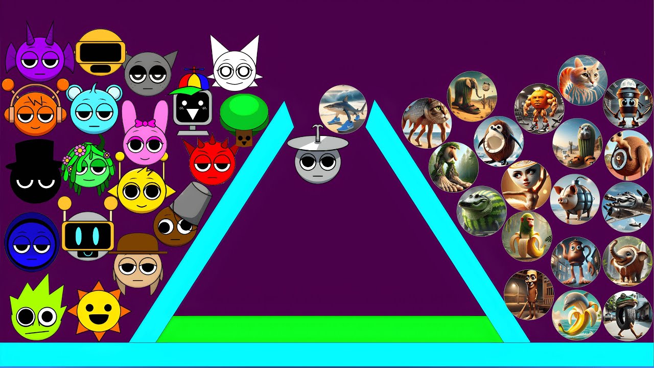 ( SPECIAL ) ALL 40 Italian Brainrot VS Sprunki  Characters Marble Race - Who Will Win ?