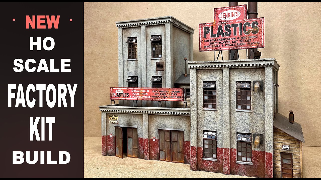 Building an HO scale factory kit!