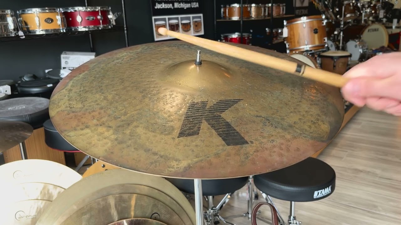 Zildjian 20” K Custom Dry Ride (3000g) Cymbal Demo @ VIRTUE Drums