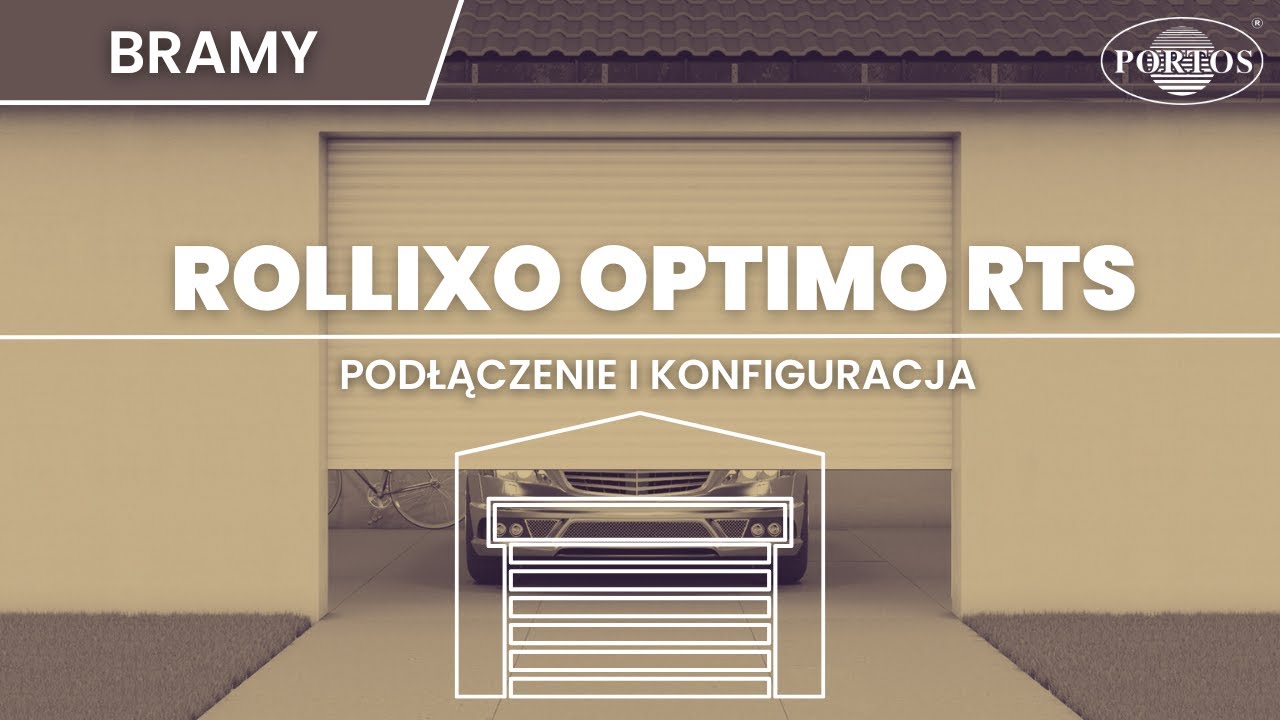 Konfiguracja i podłączenie element&oacute;w automatyki sterownika bramowego Rollixo Optimo RTS