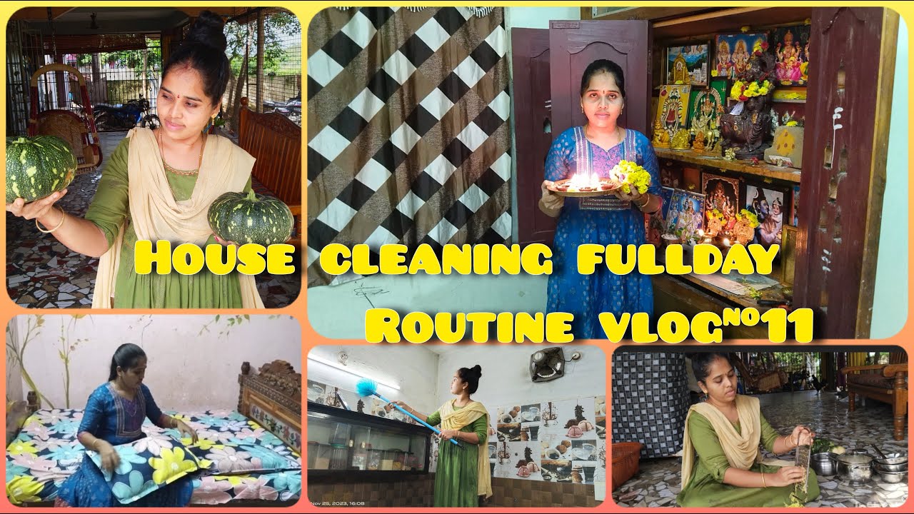 Vlog#11//💁🏻‍♀️ kitchen cleaning & parangi Adai recipe/villagelife/Daily vlog🗓️ Nov27,2023#vlog#tamil