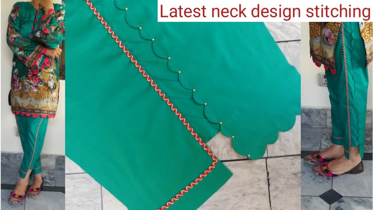 Most Demanding Trouser side design stitching by alisha designing