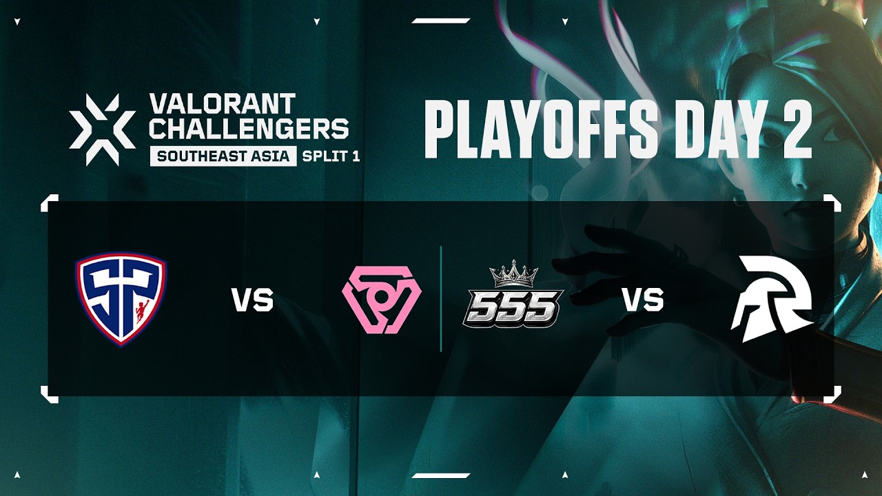 SP vs. TRN / 555 vs. RVL — VALORANT Challengers SEA 2026 Split 1 — Playoffs — Day 2