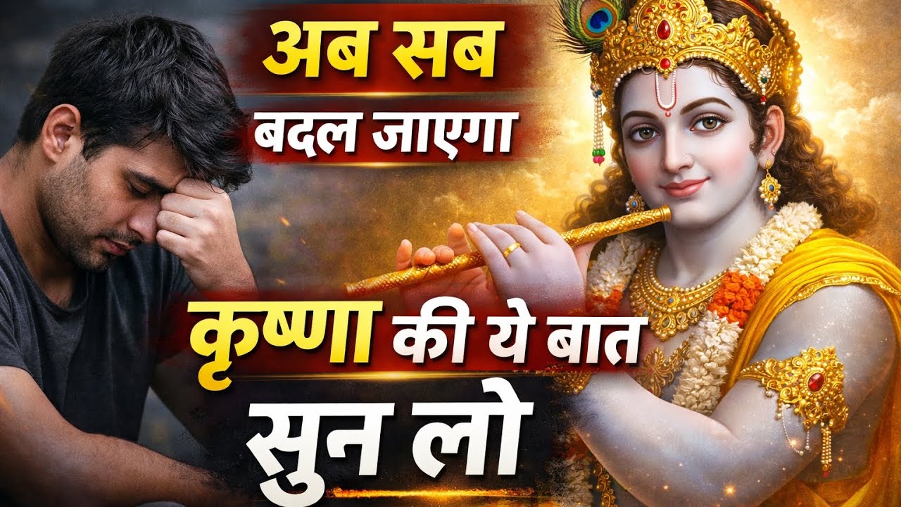 क्यों अच्छे लोगों के साथ बुरा होता है? श्री कृष्ण का जवाब jay shree krishna 🙏