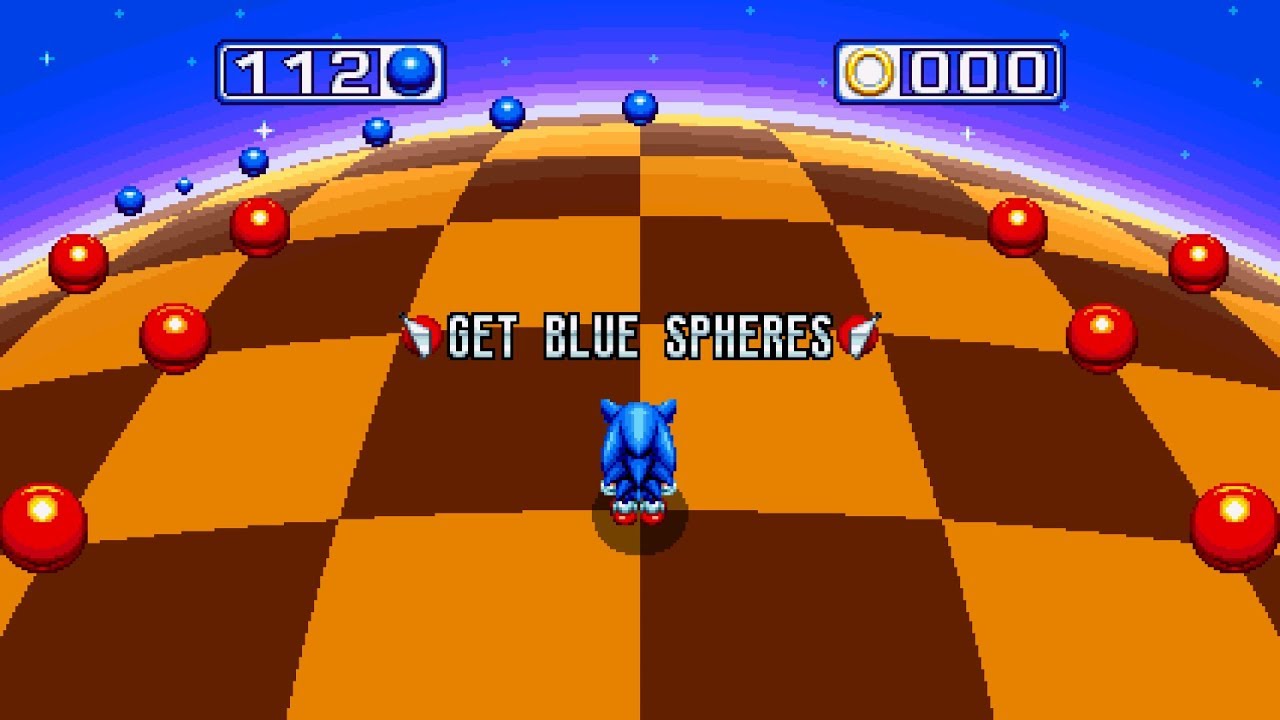 Sonic Mania - Unused/Test Bonus Stages (Blue Spheres)