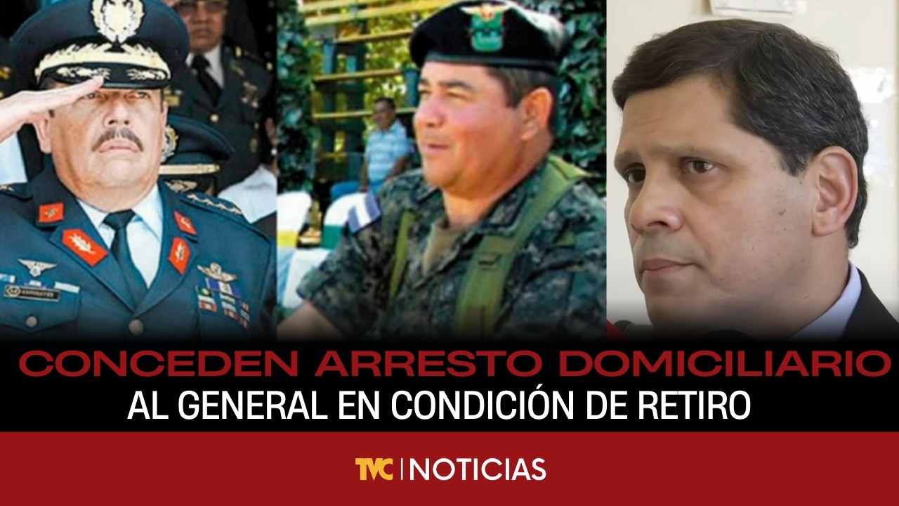 Conceden arresto domiciliario al general en condición de retiro Carlos Roberto Puerto.