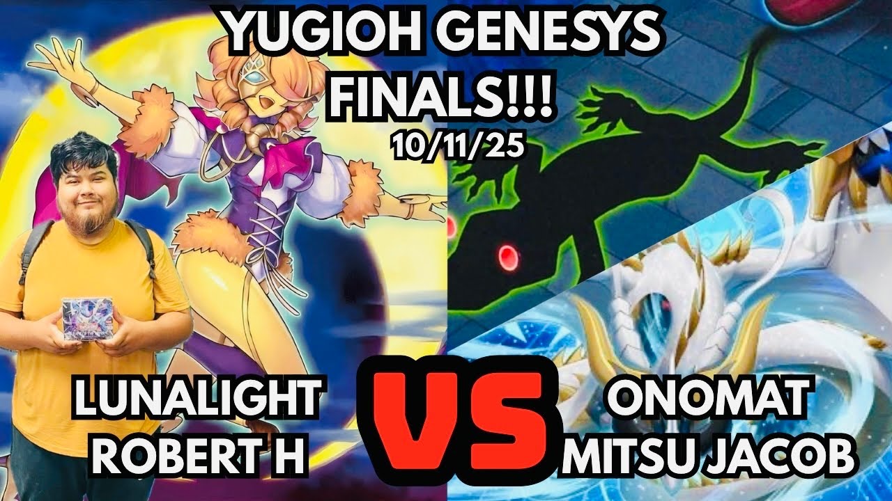 Yugioh Genesys Finals: Lunalight Vs Onomat Mitsurugi!