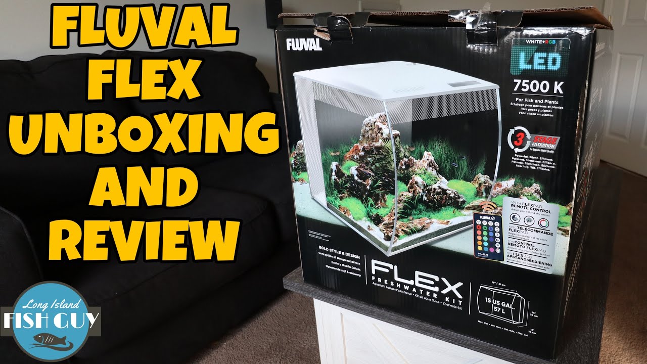 Распаковка и обзор Fluval Flex 15!