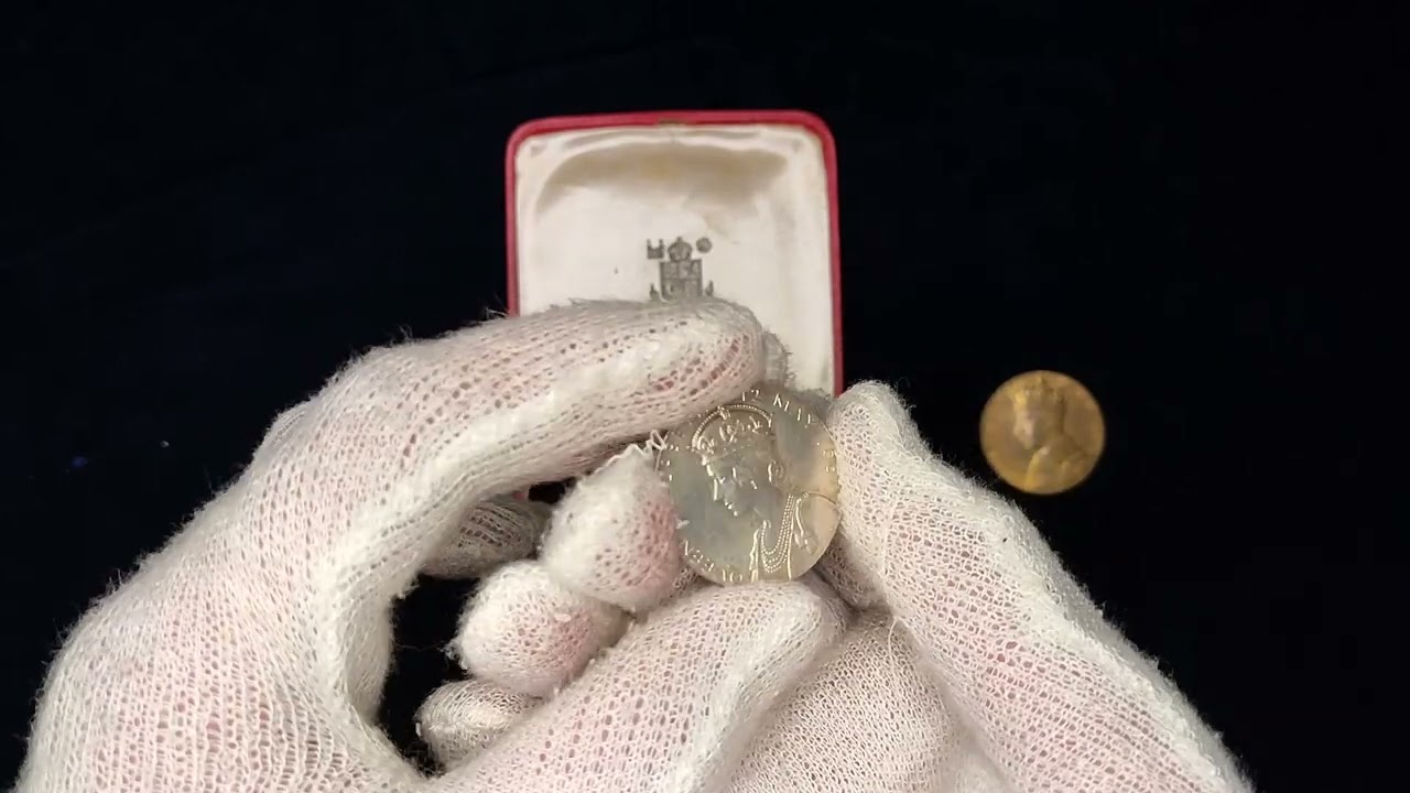 George VI, 1937 Coronation Small Silver Medal Extremely Fine (no case)