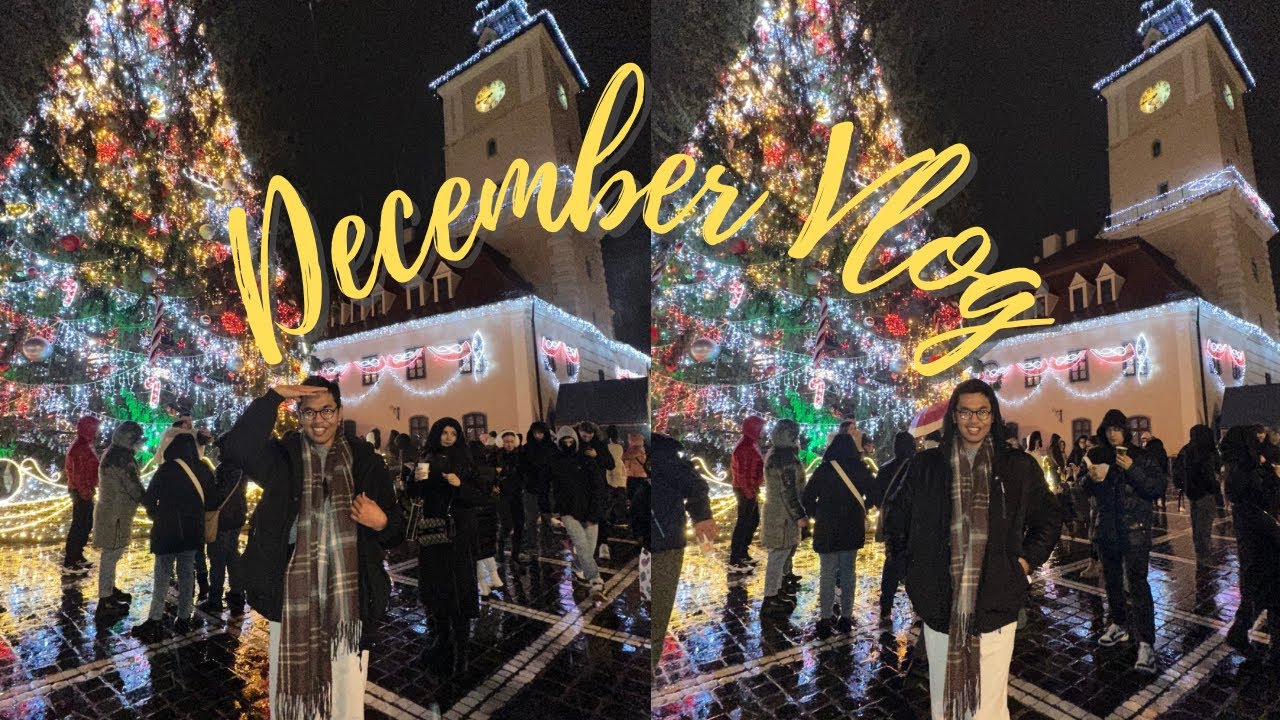 RANDOM VLOG DECEMBER | New Year, Korean BBQ w/ friends, Bucharest Short Trip
