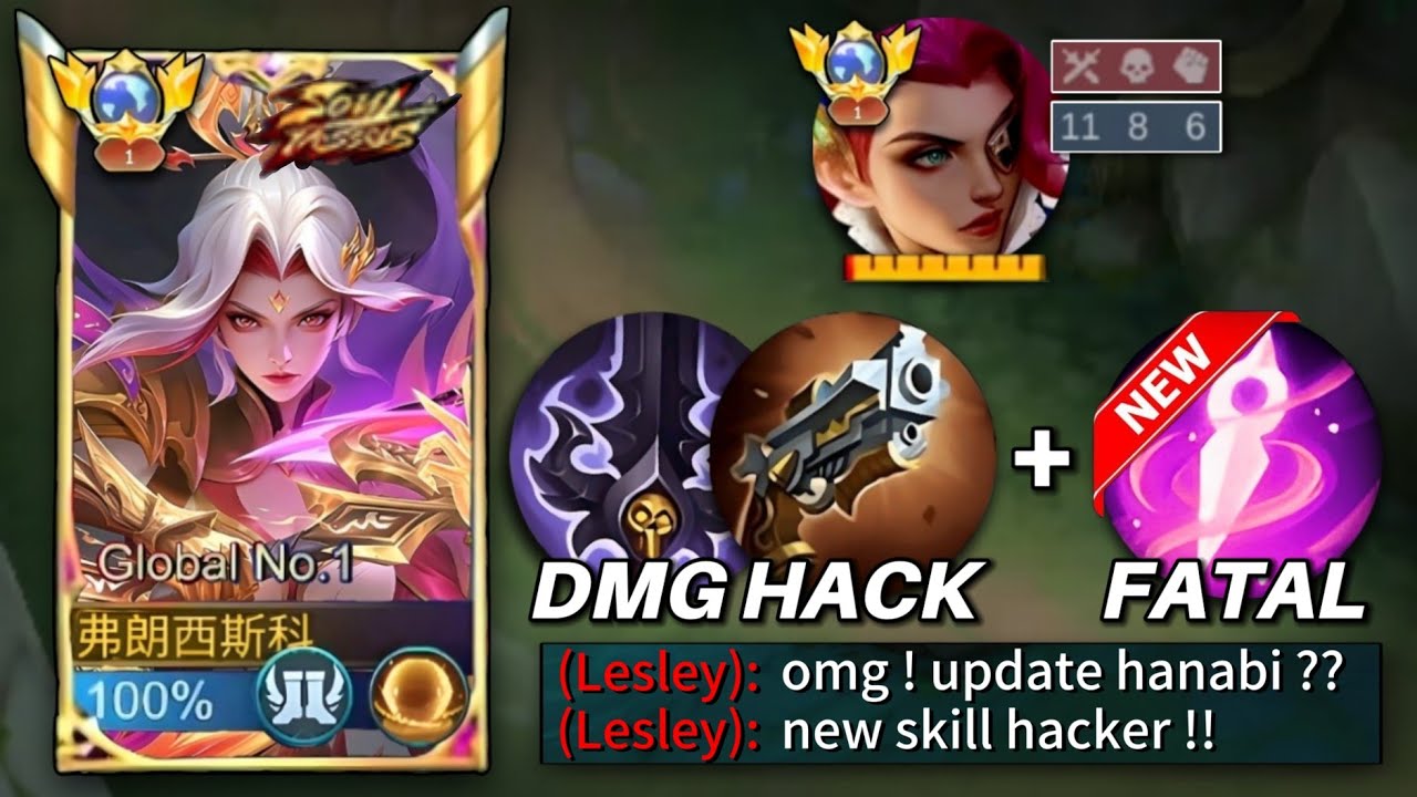 FINALLY‼️HANABI BURST DAMAGE FOR 2024.|( HANABI NEW SKILL ?).INSANE GAMEPLAY.| AGGRESSIVE SKILL 🔥.