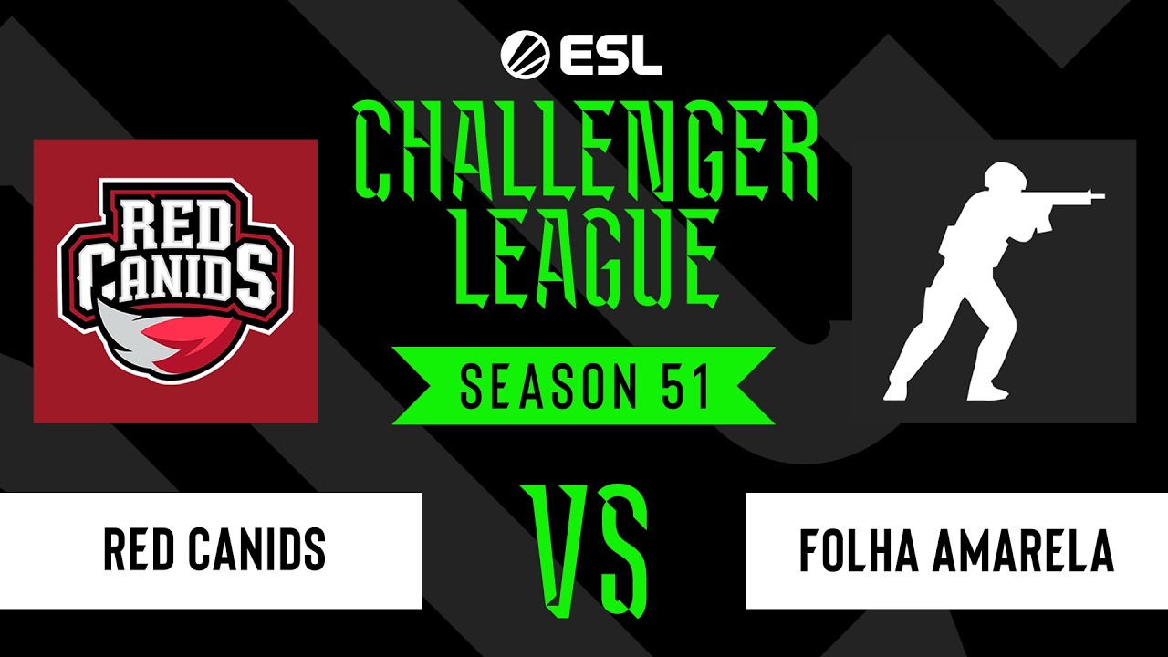 RED Canids vs. FOLHA AMARELA - ESL Challenger League - Season 51 - SA