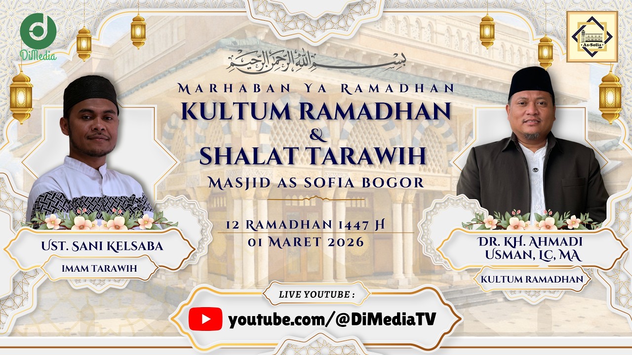 SEBAB TERCERABUTNYA KEBERKAHAN PADA DIRI SESEORANG | #12 Tarawih 1447H, Dr. KH. Ahmadi Usman, Lc. MA
