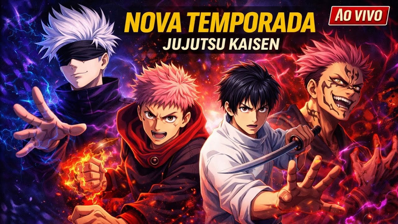 JUJUTSU KAISEN VOLTOU… MAS É TUDO ISSO MESMO? | LIVE AO VIVO