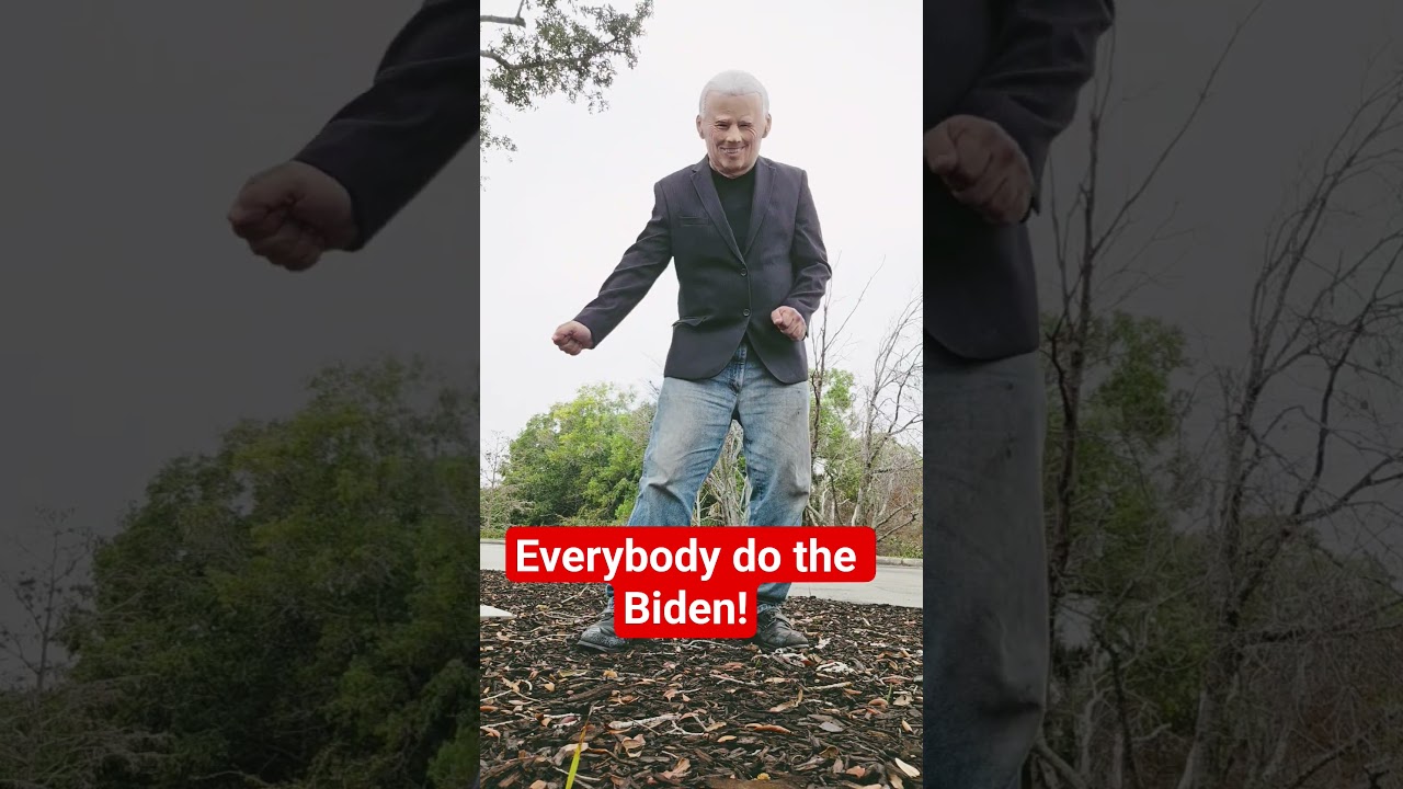 Biden loves to get jiggy with it and think about snuggling with his favorite president!