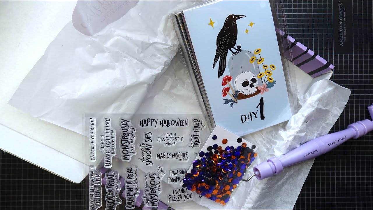 Spellbinders 13 Days of Craft-O-Ween Advent, Day 1: Spoiler & Tutorial! Such a Cute Advent!