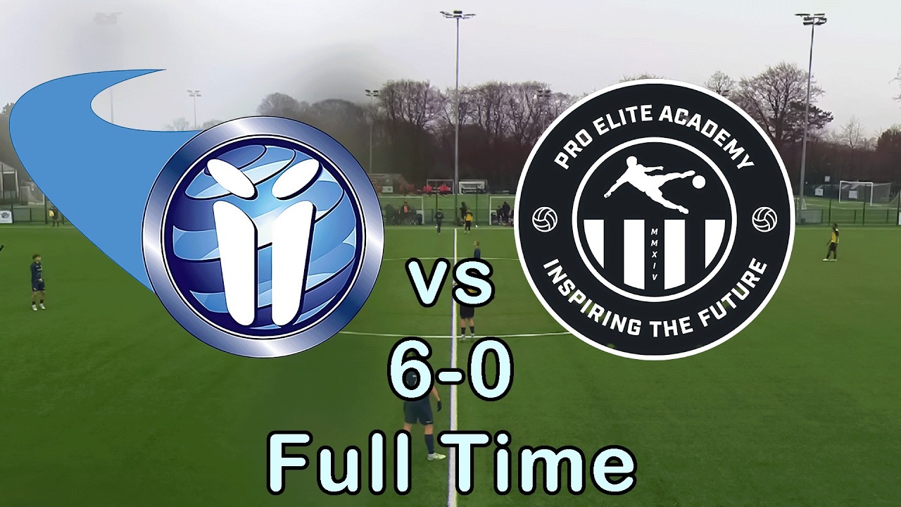 i2i International Soccer Academy (Navy Blue) vs. Pro Elite Academy (Yellow): 6-0 Full Time
