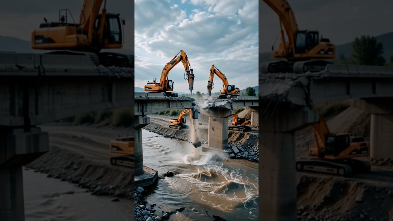 🌉 Flood Destroyed This Bridge&hellip; Engineers Built It Back Stronger!#MegaProjects #Engineering