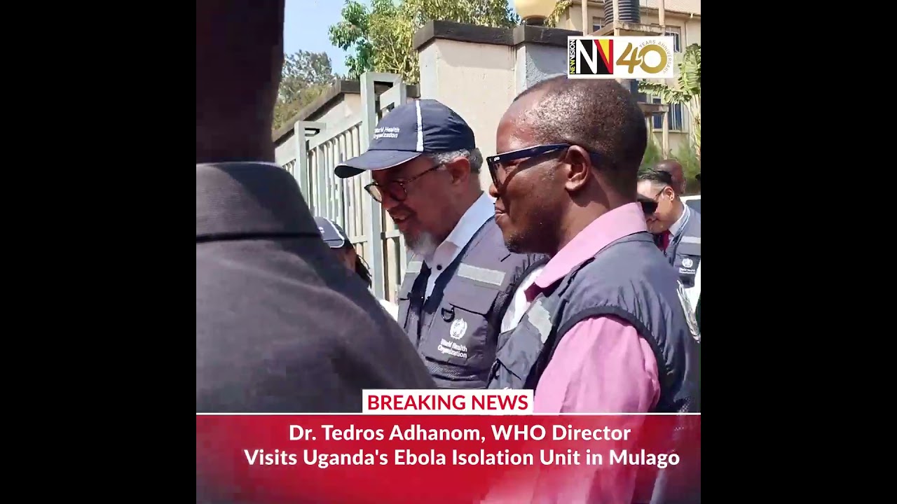 Dr Tedros Adhanom, WHO Director visits Uganda's Ebola isolation unit in Mulago