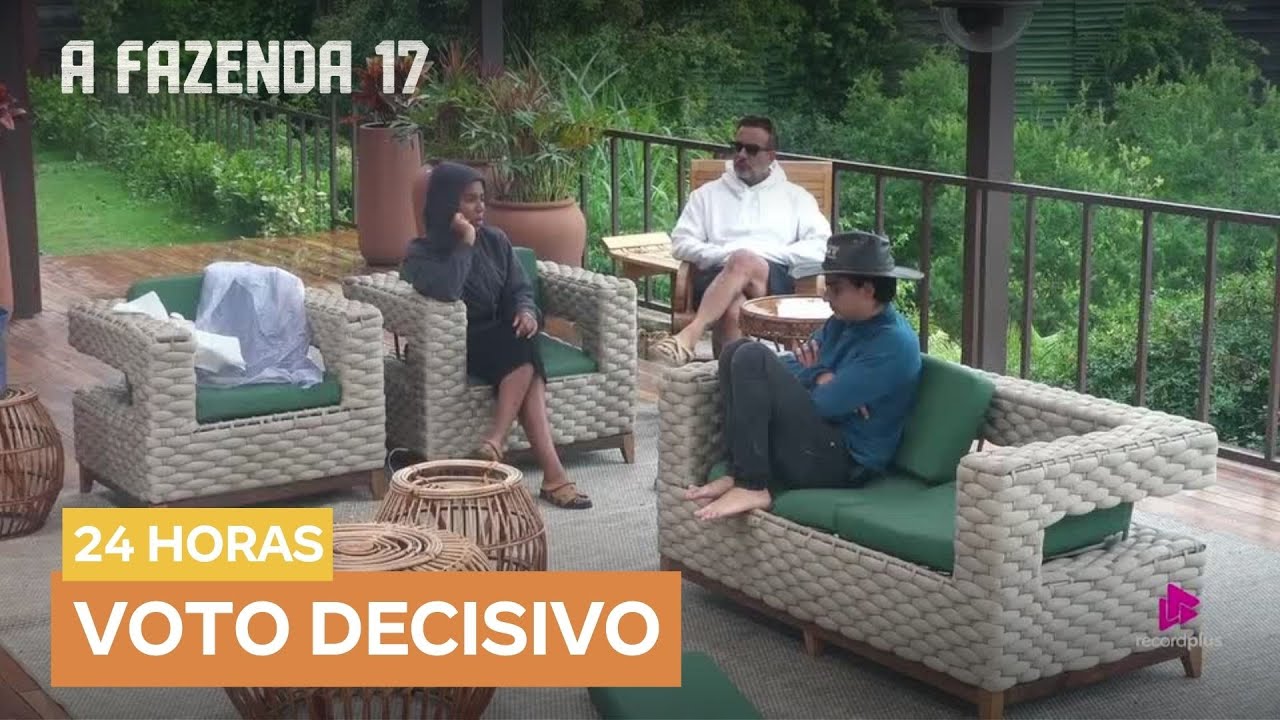 Carol, Dudu e Fabiano concluem que voto de Kathy será decisivo na formação da Roça | A Fazenda 17