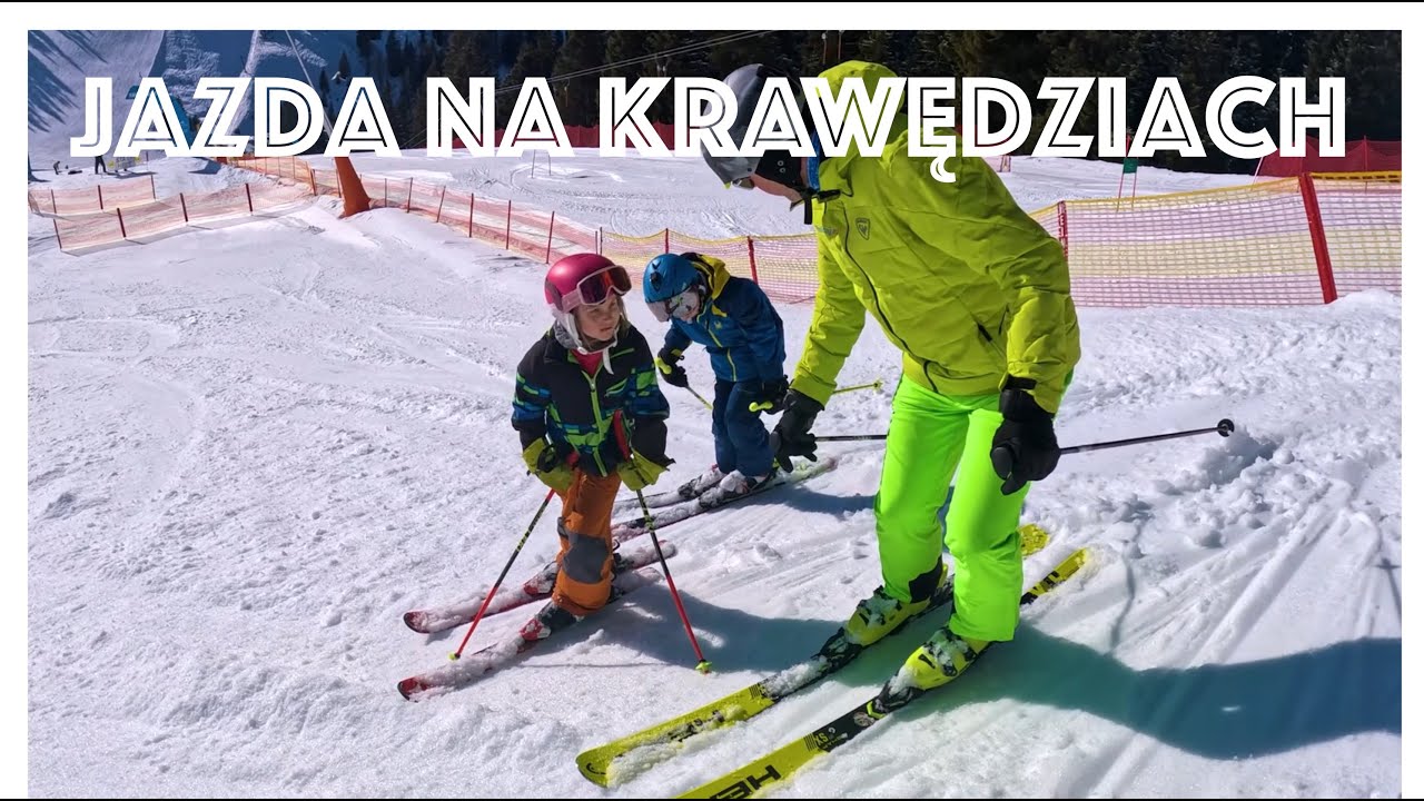 Nauka jazdy na nartach - Lekcja 14: skręt równoległy długi / cięty - jazda na krawędziach