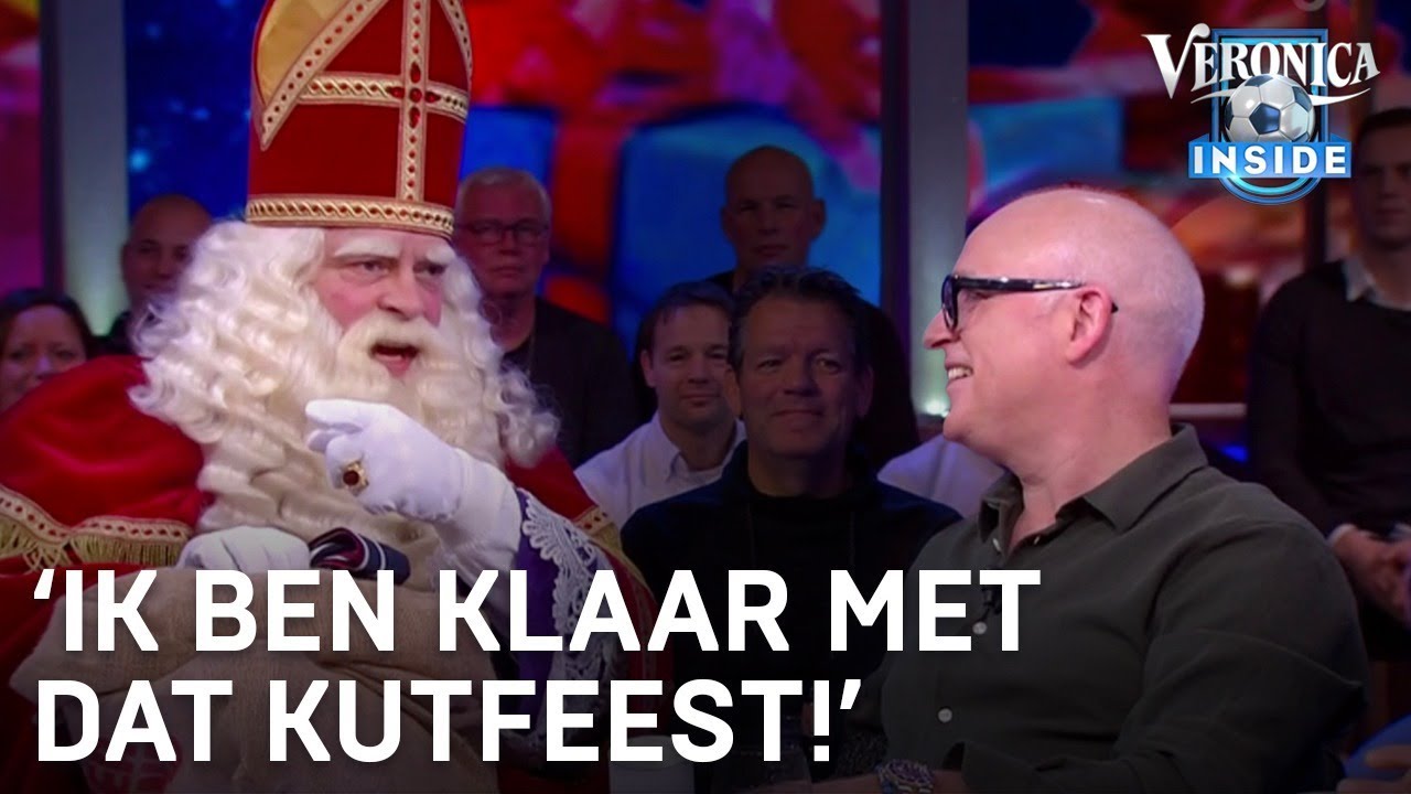 Sinterklaas bij Veronica Inside: 'Ik ben klaar met dat kutfeest!' | VERONICA INSIDE