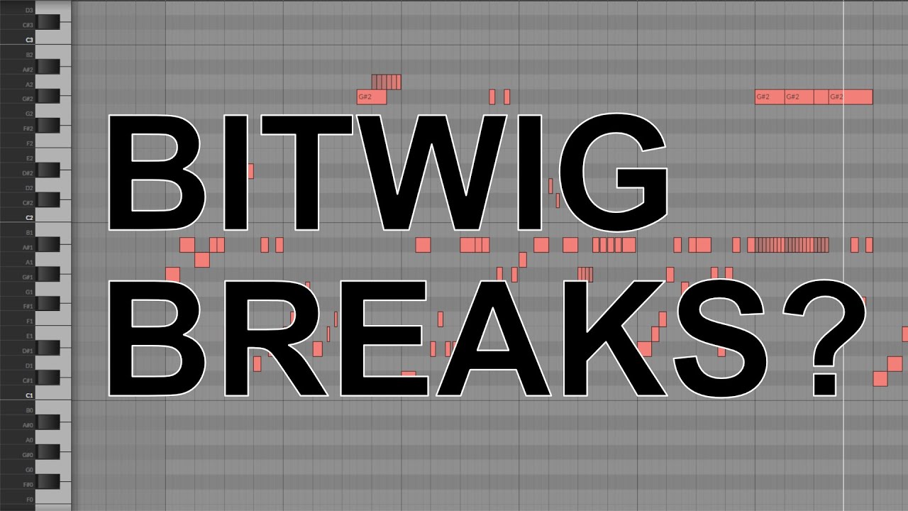 how to chop breaks into a drum machine/sampler in Bitwig? (if you know a better way please tell me)