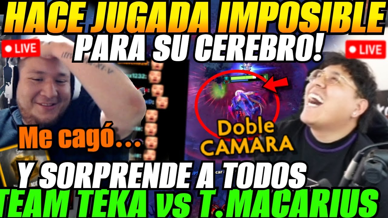 😲MACARIUS le hizo esto a KINGTEKA en scrim..😲Team KINGTEKA vs Team MACARIUS  ZEINTERNACIONAL 2