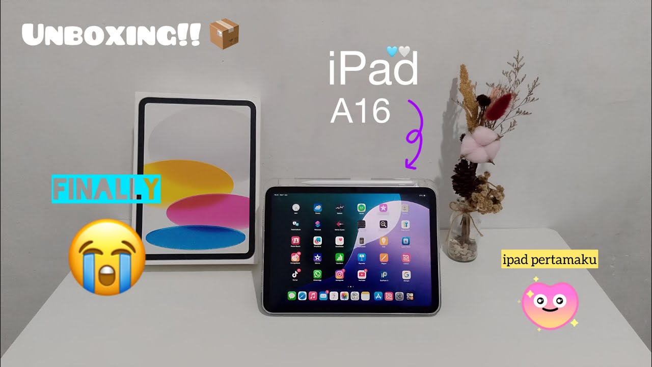 iPad A16 (11th Gen) silver 🤍✨ unboxing