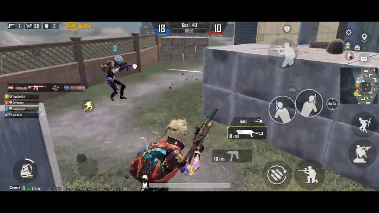 Tdm match gameplay in pubg mobile with smg gun #tdm #pubgmobile