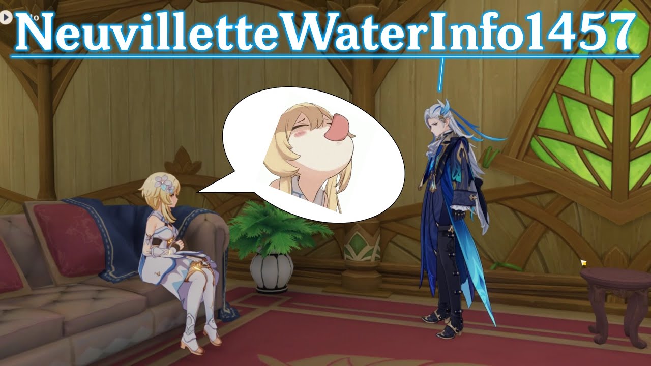 All Neuvillette Teapot Friendship Lines and Dialogue | Genshin Impact