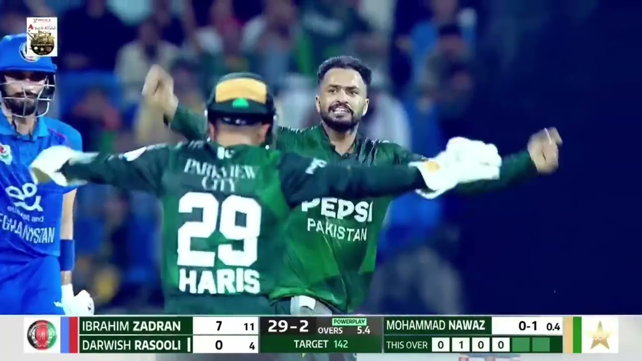Pakistan won 🏆 The Match Final | TRI Nation Series T20 #cricket #broadcast 