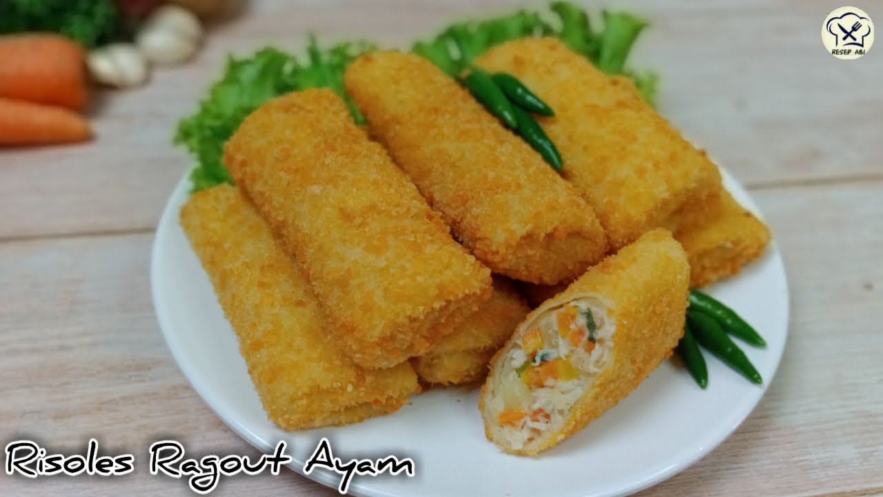 Resep Risoles Ragout Ayam Lembut Creamy Dan Super Enak
