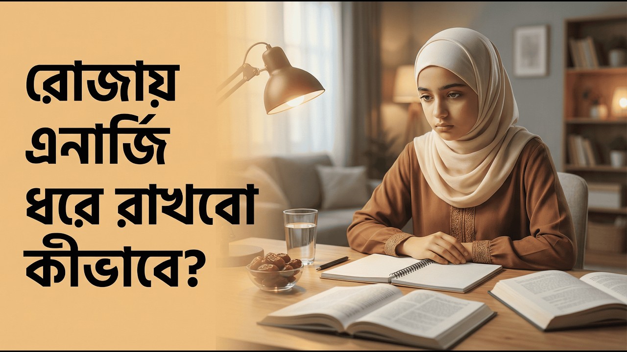 রোজা রেখে পড়াশোনা করলে এনার্জি ধরে রাখার ৭টি কার্যকর উপায় । Ramadan Tips #ramadan
