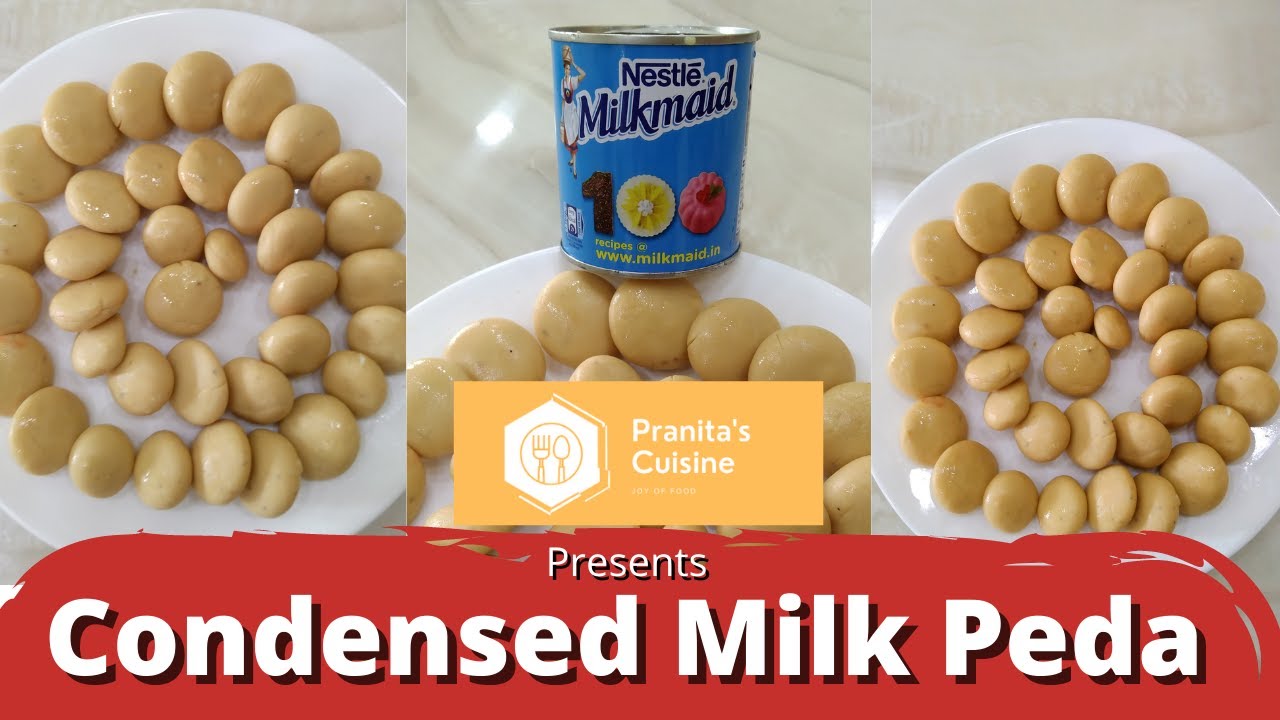 How to make Condensed Milk Peda at home Step-by-Step - Peda using Condensed Milk