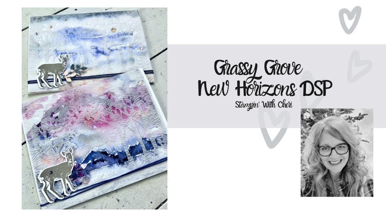 Don't Miss These! Grassy Grove W/ Horizon DSP For All Seasons Cards Stampin' Up!