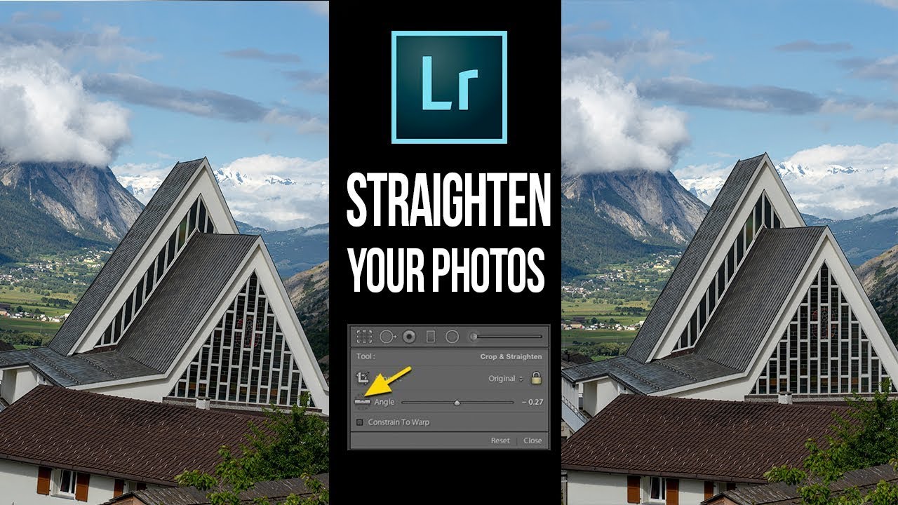 STRAIGHTEN Photos & Fix Any HORIZON! Using The RULER TOOL In Adobe Lightroom