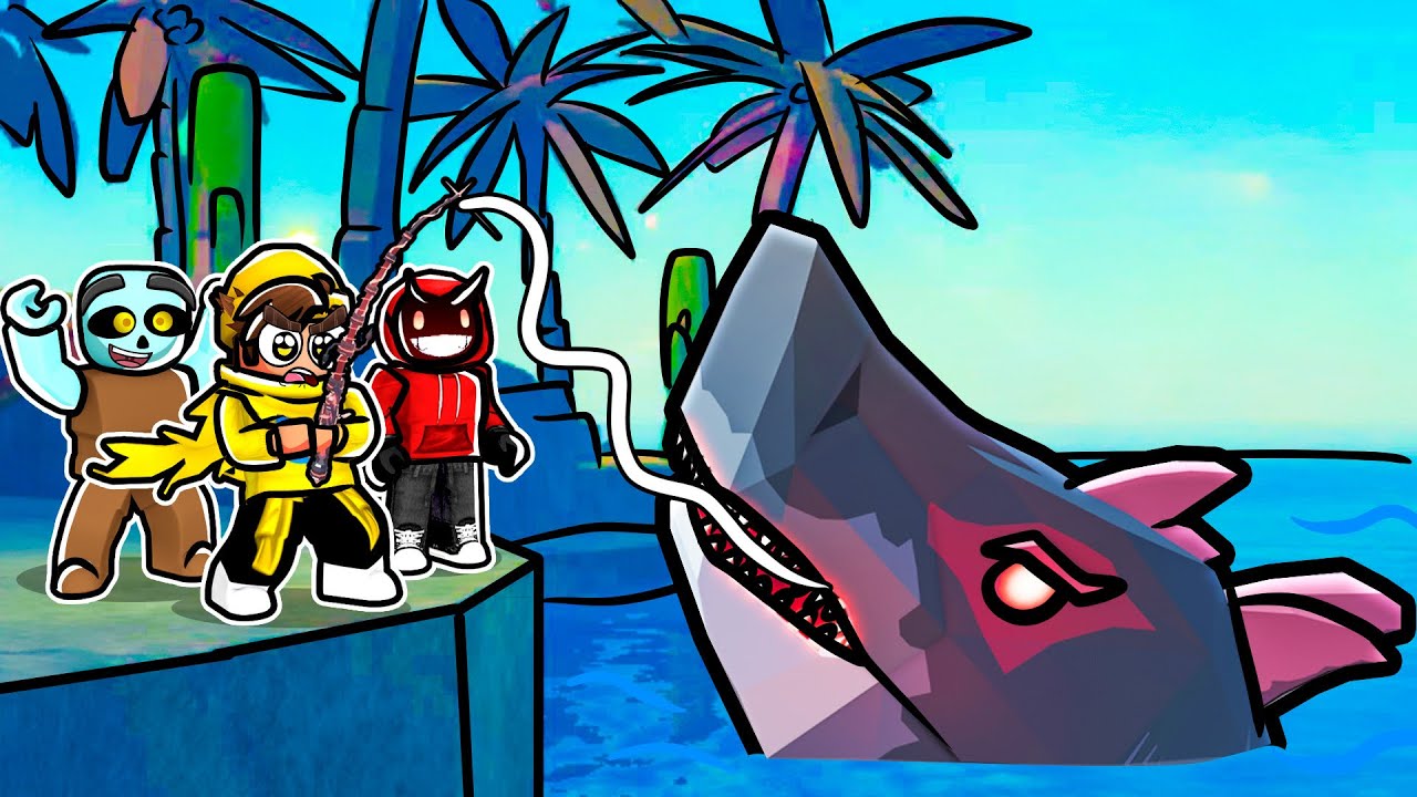 We CAUGHT The NEW MEGALODON In Roblox Fisch