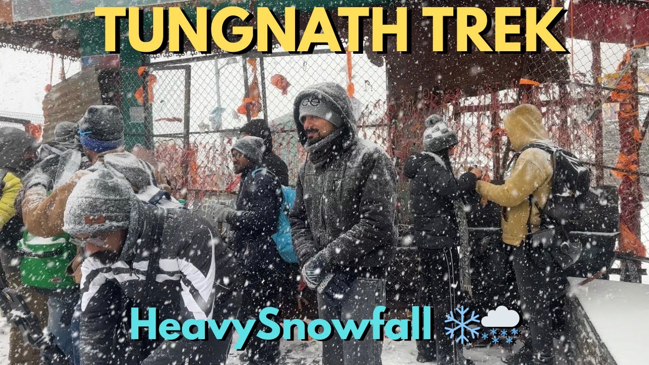 सोचा नहीं था इतनी सर्दी होगी 😨 | तुंगनाथ विंटर ट्रेक	 –19°C  #tungnath #sksagarart 