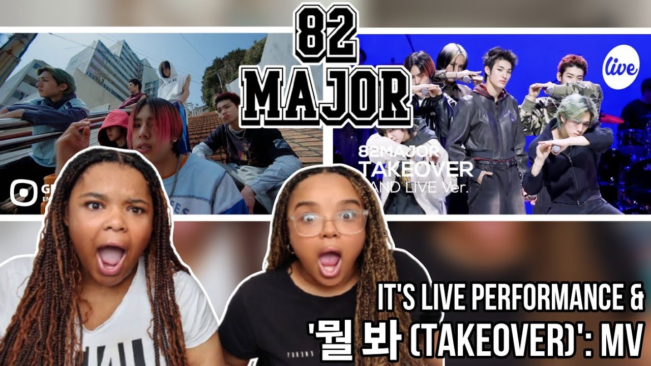|This is weird 🤓|REACTING TO 82MAJOR (82메이저) '뭘 봐 (TAKEOVER)' 𝐌𝐕🖤+ IT'S LIVE PERFORMANCE