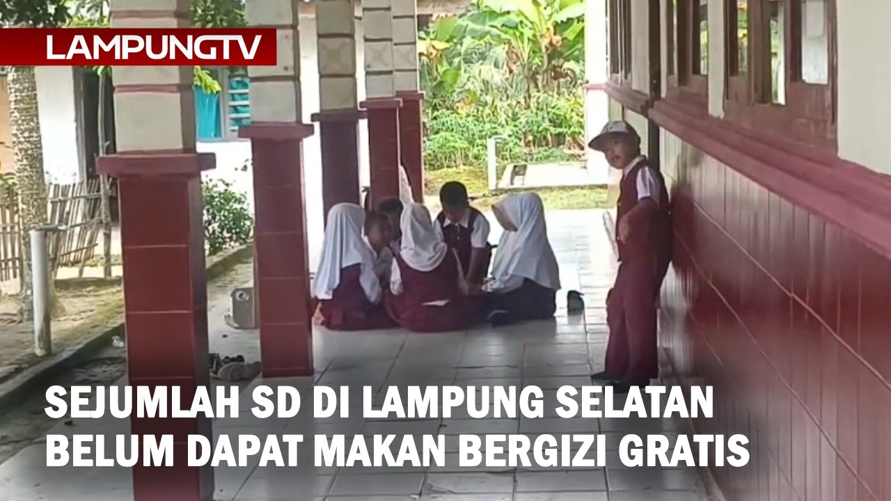 Sejumlah SD Lampung Selatan Belum Dapat Makan Bergizi Gratis