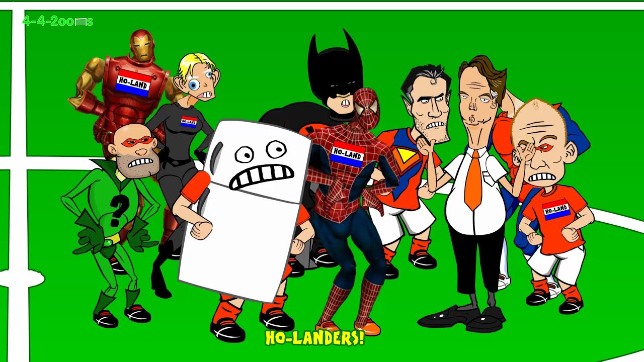 🇳🇱HOLLAND vs ARGENTINA🇦🇷 PENALTIES 2⚽️ (penalty shootout World Cup Semi-Final 2014 Cartoon)