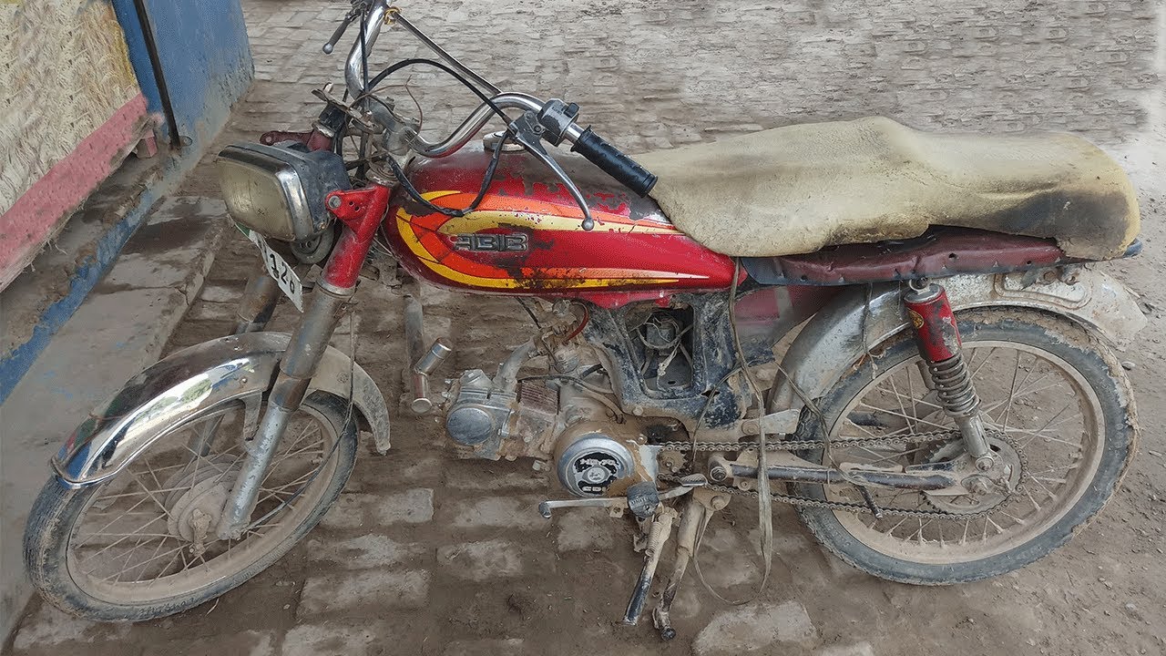 Old Broken Motorcycle Full Restoration