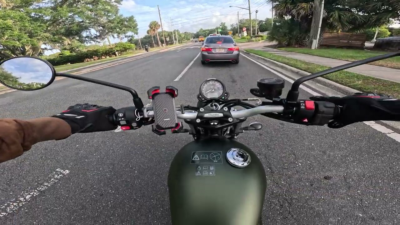 Pure Ride Triumph Scrambler 900 POV